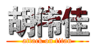 胡伟佳 (attack on titan)