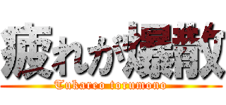 疲れが爆散 (Tukareo torumono)