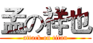 孟の祥也 (attack on titan)