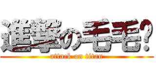 進撃の毛毛卡 (attack on titan)