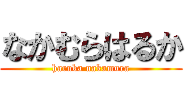 なかむらはるか (haruka nakamura)