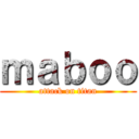 ｍａｂｏｏ (attack on titan)