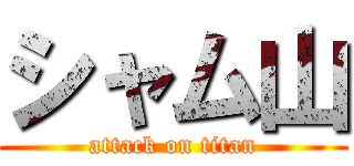 シャム山 (attack on titan)
