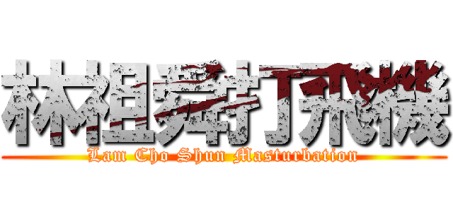 林祖舜打飛機 (Lam Cho Shun Masturbation)