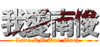 我愛南俊 (Love RM Too Much.)