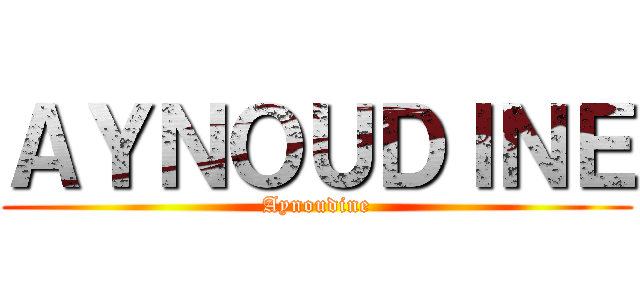 ＡＹＮＯＵＤＩＮＥ (Aynoudine)