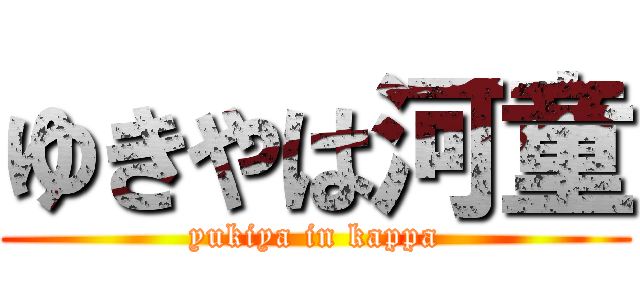 ゆきやは河童 (yukiya in kappa)
