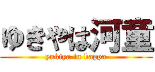 ゆきやは河童 (yukiya in kappa)