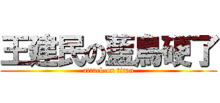 王建民の藍鳥硬了 (attack on titan)