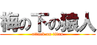 梅の下の猿人 (attack on titan)