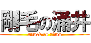 剛毛の涌井 (attack on titan)