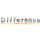 Ｄｉｆｆｅｒｅｎｃｅ (attack on titan)