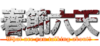 春節六天 (What are you talking about?)