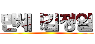 만세！김정일 ()