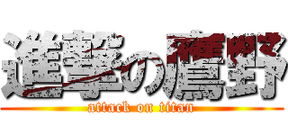 進撃の鷹野 (attack on titan)