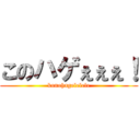 このハゲぇぇぇ！ (konohagelelele)