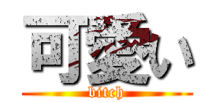 可愛い (bitch)