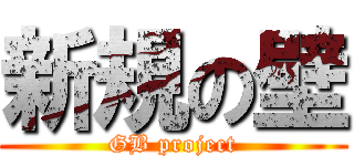 新規の壁 (GB project)