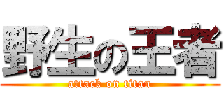 野生の王者 (attack on titan)