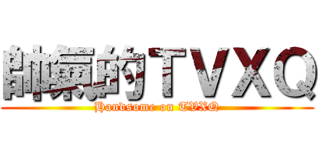 帥氣的ＴＶＸＱ (Handsome on TVXQ)