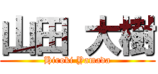 山田 大樹 (Hiroki Yamada)