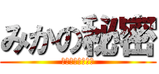 みかの秘密 (嘘は良くないねぇ)