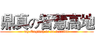 鼎真の智慧高地 (my English is so terrible)