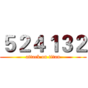 ５２４１３２ (attack on titan)