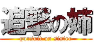 追撃の姉 (pursuit on sister)