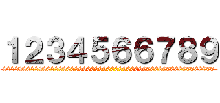 １２３４５６６７８９ (00000000000000000000000000000000000000000000000000000)