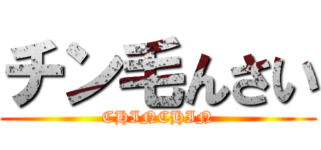 チン毛んさい (CHINCHIN)