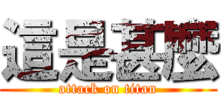 這是甚麼 (attack on titan)