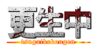 更生中 (tsugaikekougen)