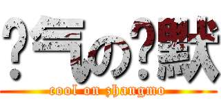 帅气の张默 (cool on zhangmo)