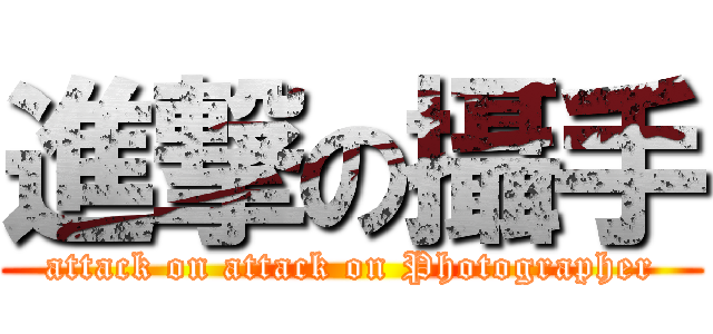 進撃の攝手 (attack on attack on Photographer)