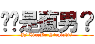 晓鱼是直男？ (Is XiaoYu Straight？)