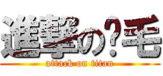 進撃の腳毛 (attack on titan)