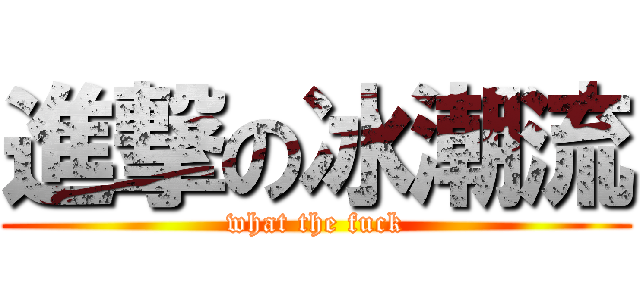 進撃の冰潮流 (what the fuck)