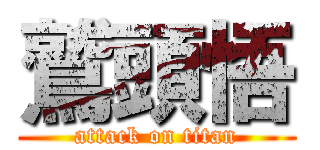 鷲頭悟 (attack on titan)