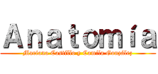 Ａｎａｔｏｍíａ (Mariana Castillo y Camila González)