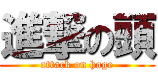 進撃の頭 (attack on hage)