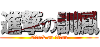 進撃の訓鳳 (attack on titan)