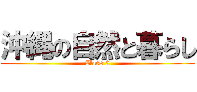 沖縄の自然と暮らし (Class 2)