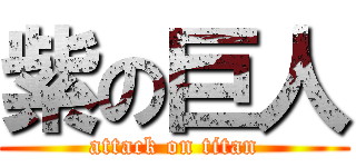 紫の巨人 (attack on titan)