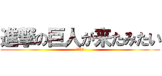 進撃の巨人が来たみたい (ニワトリ)