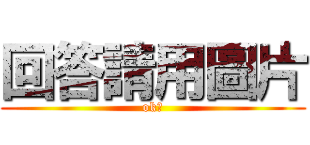 回答請用圖片 (ok?)