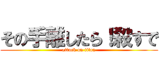 その手離したら！殺すで (attack on titan)
