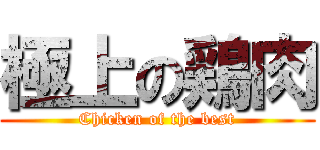 極上の鶏肉 (Chicken of the best)