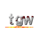 ｔｇｗ (Æka)