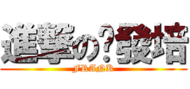 進撃の黃發培 (FRANK)